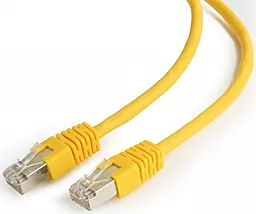 Патч-корд RJ-45 2м Cablexpert Cat. 6a S/FTP CU LSZH жовтий (PP6A-LSZHCU-Y-2M) - мініатюра 2