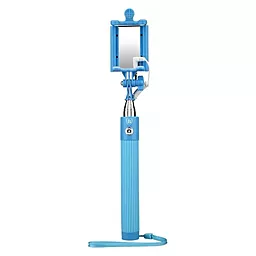Моноподы, селфи-палки Baseus Monopod mini-series with AUX-cable Blue - фото Моноподы, селфи-палки Baseus Monopod mini-series with AUX-cable Blue