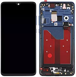 Дисплей Huawei Mate 20 (HMA-L29, HMA-L09, HMA-LX9, HMA-AL00, HMA-TL00) с тачскрином и рамкой, оригинал, Blue