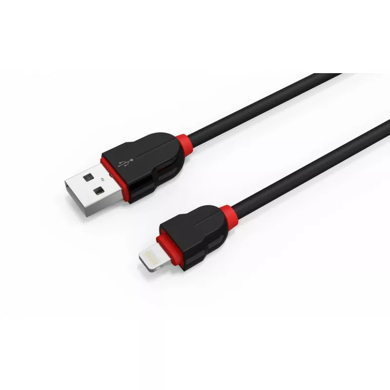 Кабель LDNio USB-A - Lightning 10.5w 2м cable Black (LS02) - фото 3