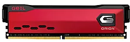 Оперативная память Geil DDR4 16GB 3200MHz Orion (GOR416GB3200C16BSC) Red