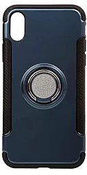 Чохол BeCover Magnetic Ring Stand Apple iPhone X, iPhone XS Blue (701782)