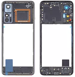 Рамка корпуса TCL 30 Plus со стеклом камеры Tech Black - фото Рамка корпуса TCL 30 Plus со стеклом камеры Tech Black