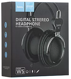 Наушники Hoco W5 Black - миниатюра 7 Наушники Hoco W5 Black - миниатюра 7