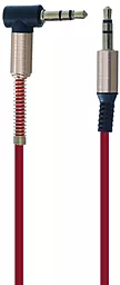 Аудіо кабель EasyLife SP-206 AUX mini Jack 3.5mm M/M Cable 1 м red - мініатюра 2