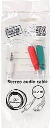 Аудио разветвитель Cablexpert mini Jack 3.5mm M/2xF white (CCA-417W) - миниатюра 3