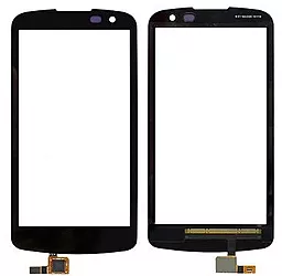 Сенсор (тачскрин) LG K4 2016 (с отверстием под датчик, K120E, K121, K130E) Black - фото Сенсор (тачскрин) LG K4 2016 (с отверстием под датчик, K120E, K121, K130E) Black