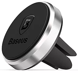 Держатель магнитный Baseus PREMIUM Magnet Car Mount Silver (SUGENT-MO01) - фото Держатель магнитный Baseus PREMIUM Magnet Car Mount Silver (SUGENT-MO01)