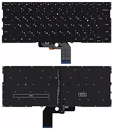 Клавіатура для ноутбуку Xiaomi Mi Air (13.3) з підсвічуванням Black