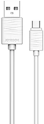 Кабель Joyroom JR-S118 Fast Speed Series USB-A - Type-C 12w 2.4a 1м cable White