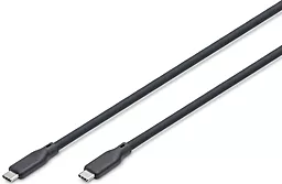 Мультимедийный кабель Digitus USB4.0 Type-C - Type-C 8k 240w 5a 1м 40gbps PD data cable Black (AK-300344-010-S)
