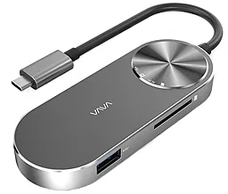Мультипортовый USB Type-C хаб (концентратор) Vava USB-C -> USB-C/HDMI/Card Reader/USB 3.0 (VA-UC005)