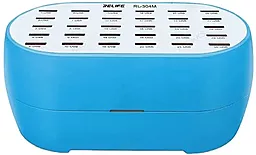Бездротова док-станція Relife RL-304M 160w 30xUSB-A ports home charger blue - фото Бездротова док-станція Relife RL-304M 160w 30xUSB-A ports home charger blue