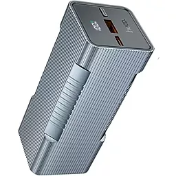 Повербанк Hoco Q15 Flashlight 22.5W 10000 mAh PD/QC Metal gray - фото Повербанк Hoco Q15 Flashlight 22.5W 10000 mAh PD/QC Metal gray