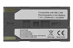 Аккумулятор для видеокамеры Samsung SB-L160 (2200 mAh) - фото Аккумулятор для видеокамеры Samsung SB-L160 (2200 mAh)