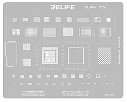 BGA трафарет (для реболлинга) Relife RL-044 IPZ5 0.12 мм (CPU A12)