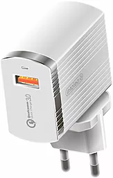 Сетевое зарядное устройство с быстрой зарядкой Intaleo TCQ431 18w QC3.0 home charger white (1283126481123) - фото Сетевое зарядное устройство с быстрой зарядкой Intaleo TCQ431 18w QC3.0 home charger white (1283126481123)