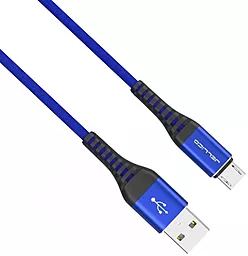 Кабель USB Jellico KDS-25 15W 3A micro USB Cable Blue - миниатюра 3