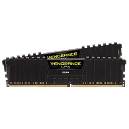 Оперативна пам'ять Corsair DDR4 PC2400 Vengeance LPX Black (CMK32GX4M2Z2400C16)