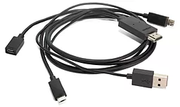 Видео переходник (адаптер) ExtraDigital MHL to HDMI Media adapter (KBU1615) Black