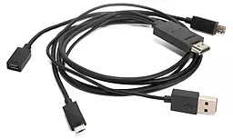 Відео перехідник (адаптер) MHL to HDMI Media adapter (KBU1615) Black ExtraDigital - фото Відео перехідник (адаптер) MHL to HDMI Media adapter (KBU1615) Black ExtraDigital