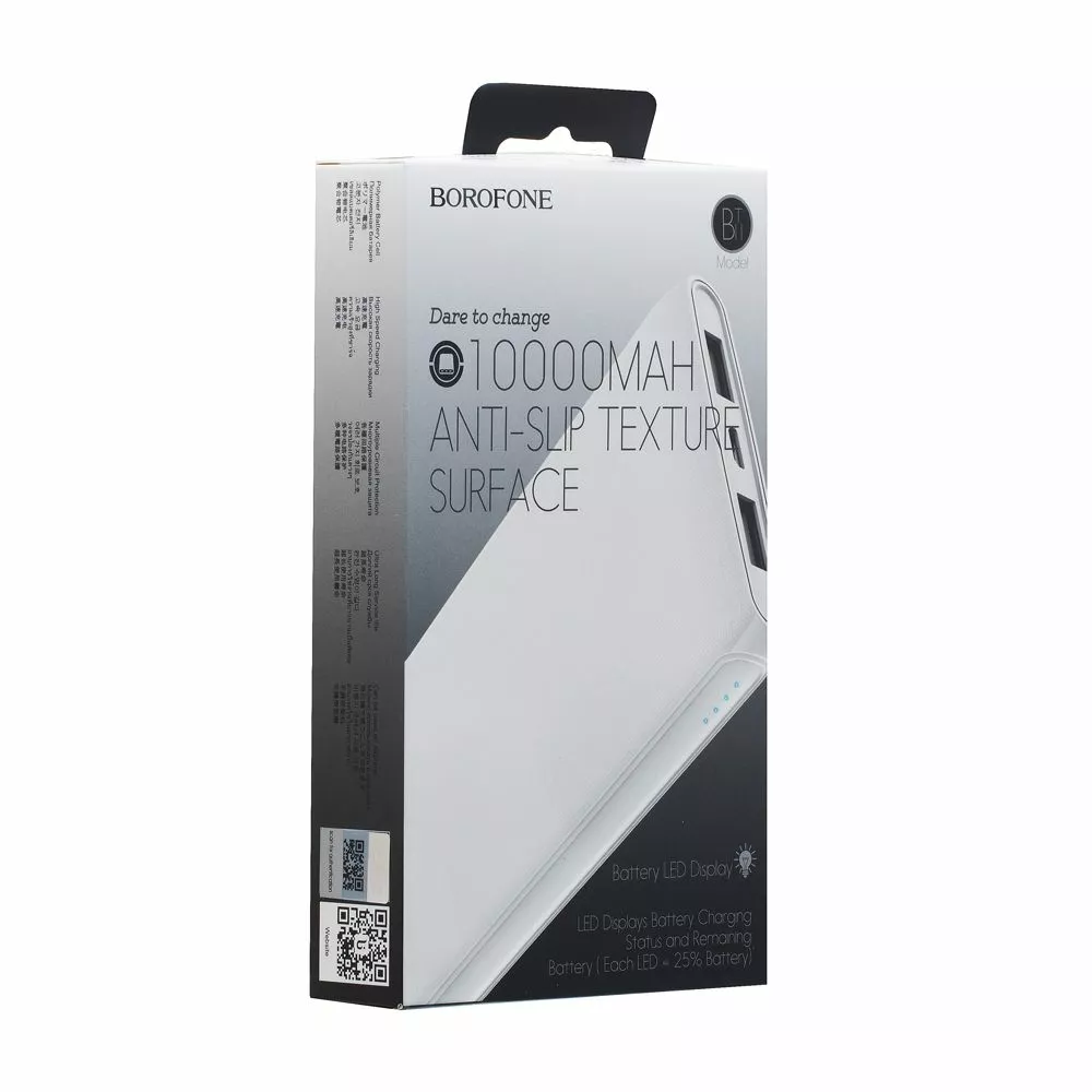 Повербанк Borofone BT11 10000 mAh White - фото 3