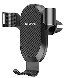 Держатель Borofone BH48 Warrior Air Black - фото Держатель Borofone BH48 Warrior Air Black