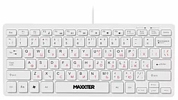 Клавиатура Maxxter KBM-C01W-UA White