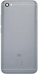 Задня кришка корпусу Xiaomi Redmi Note 5A зі склом камери Dark Grey - фото Задня кришка корпусу Xiaomi Redmi Note 5A зі склом камери Dark Grey
