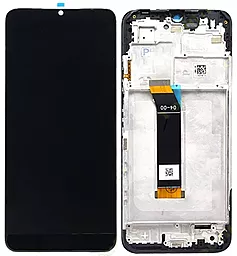 Дисплей Xiaomi Poco M5, Poco M4 5G с тачскрином и рамкой, оригинал, Black
