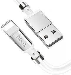 Кабель USB Hoco U91 Magnetic Charging Lightning Cable 2.4A White - миниатюра 3