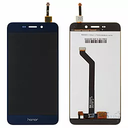 Дисплей Huawei Honor 6C Pro, Honor V9 Play (шлейф прямой) (JMM-AL00, JMM-AL10, JMM-TL00, JMM-TL10, JMM-L22) с тачскрином, Blue