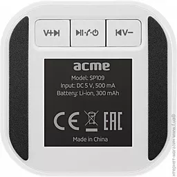Колонки акустичні Acme SP109W (4770070878255) White - мініатюра 3