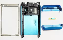 Корпус Nokia N8 Blue - миниатюра 3