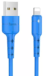 Кабель Hoco X30 Star Charging USB-A - Lightning 10w 1.2м cable Blue - фото Кабель Hoco X30 Star Charging USB-A - Lightning 10w 1.2м cable Blue