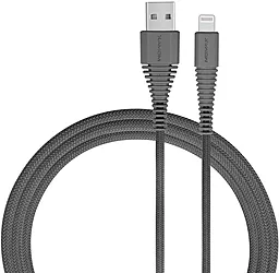 Кабель Momax DL8 USB-A - Lightning 12w 2.4a 1.2м cable Gray