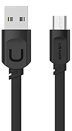 Кабель USB Usams U-Trans 0.25M micro USB Cable Black (US-SJ012)