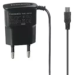 Сетевое зарядное устройство Economic для Motorola V3 0.75a mini USB cable black