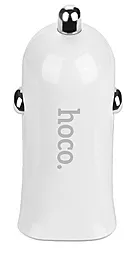 Автомобильное зарядное устройство Hoco Z12 2.4a 2xUSB-A ports home charger white