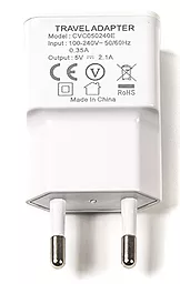 Мережевий зарядний пристрій PowerPlant 2.1a home charger white (SC230136) - мініатюра 3 Мережевий зарядний пристрій PowerPlant 2.1a home charger white (SC230136) - мініатюра 3