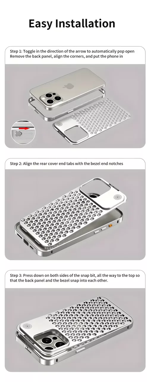 Чохол 1TOUCH Aluminium Case для Apple iPhone 14 Pro Gray - фото 8