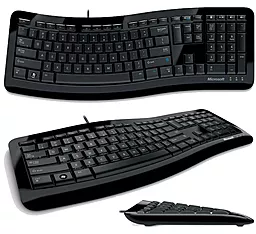 Клавиатура Microsoft Comfort Curve 3000 Black - миниатюра 2