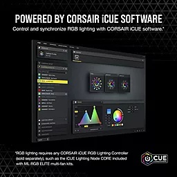 Система охлаждения Corsair iCUE ML140 RGB Elite Premium 2-Pack (CO-9050115-WW) - миниатюра 8
