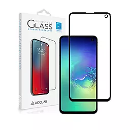 Защитное стекло ACCLAB Full Glue Samsung Galaxy S10e Black (1283126508691)