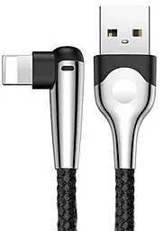 Кабель Baseus MVP Mobile Game USB-A - Lightning 12w 2.4a 1м cable Black (CALMVP-D01) - фото Кабель Baseus MVP Mobile Game USB-A - Lightning 12w 2.4a 1м cable Black (CALMVP-D01)