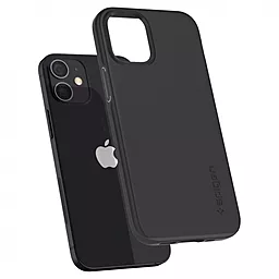 Чехол Spigen Case Thin Fit Apple iPhone 12 mini  Black (ACS01739) - миниатюра 5