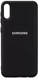 Чехол Epik Silicone Cover Full Protective (AA) Samsung A022 Galaxy A02 Black