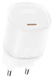 Сетевое зарядное устройство XO L150 30w GaN PD USB-C fast charger white - фото Сетевое зарядное устройство XO L150 30w GaN PD USB-C fast charger white