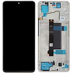 Дисплей Xiaomi Redmi Note 13 Pro 5G с тачскрином и рамкой, (TFT, без функции отпечатка пальца), White