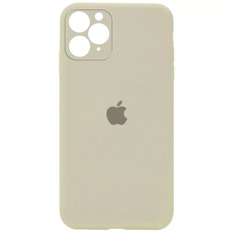 Чехол Silicone Case Full Camera Square для Apple iPhone 11 Pro Antigue White - фото 1